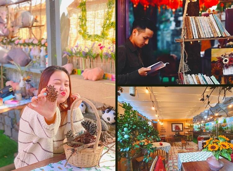 Quán bày bố đơn sơ nhưng rất cân đối, xịn xò