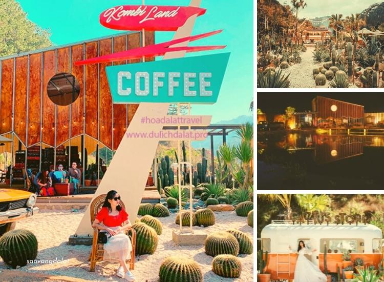 Quán cà phê trang trí cực chill với background chính là toàn xương rồng