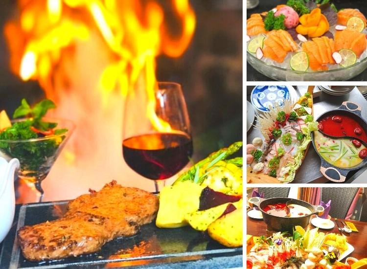 Các món ăn phong phú, đặc sắc là điểm cộng của nhà hàng
