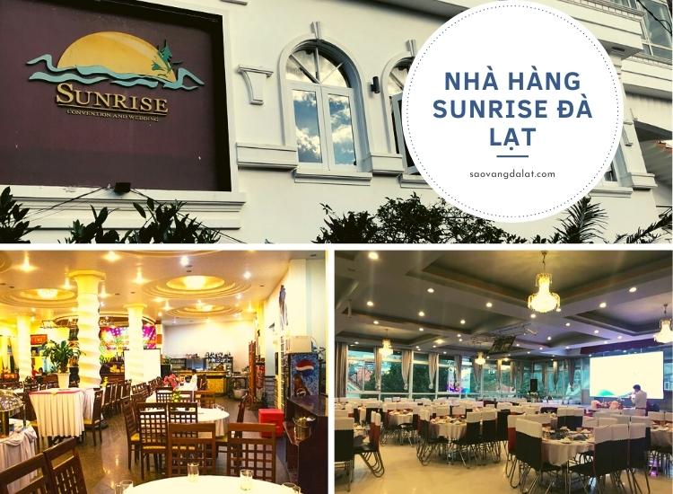 Nhà hàng Sunrise Đà Lạt - Sang trọng, nỗi tiếng