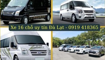0919418365 - Dịch vụ cho thuê xe 16 chỗ Đà Lạt giá tốt, uy tín
