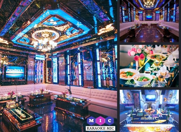 Phòng được trang trí lộng lẫy, sang trọng