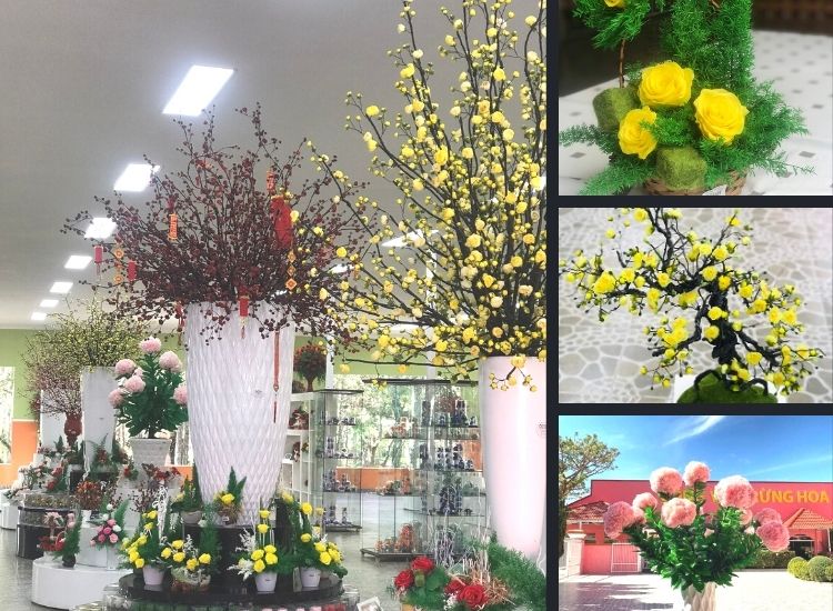 Nơi đây còn có những loại hoa tươi đặc sắc