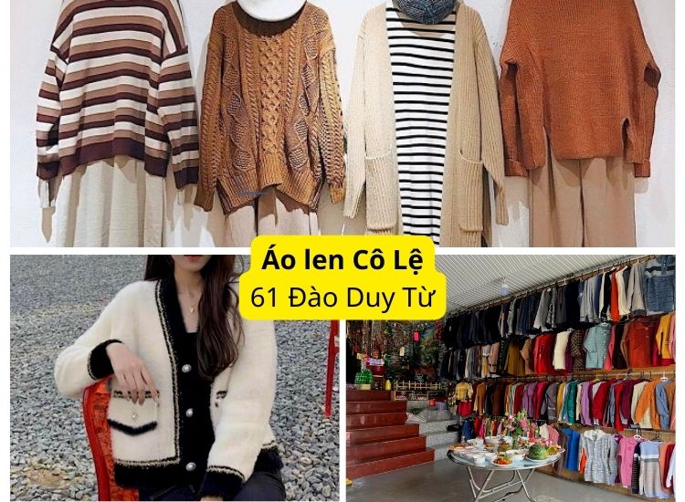 Shop áo len cô Lệ - một trong những shop bán đồ len uy tín