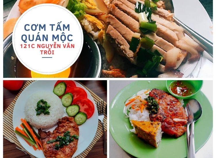 Cơm tấm quán Mộc - nổi tiếng với sự thơm ngon