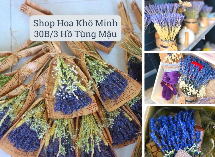 Shop hoa khô Minh - địa chỉ uy tín, chất lượng