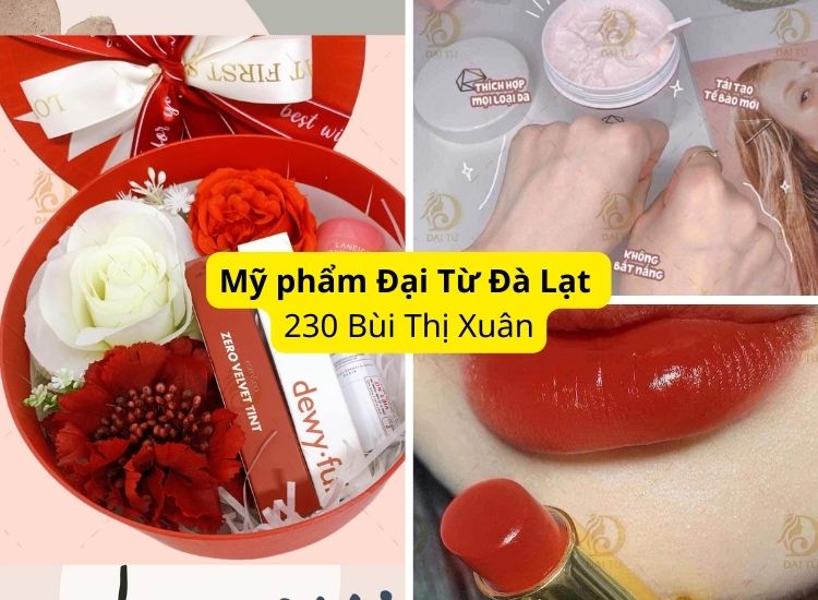 Shop mỹ phẩm Đại Từ - shop nổi tiếng giá tốt ở Đà Lạt