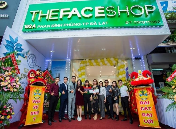 The Face Shop thương hiệu nổi tiếng và rất được yêu thích