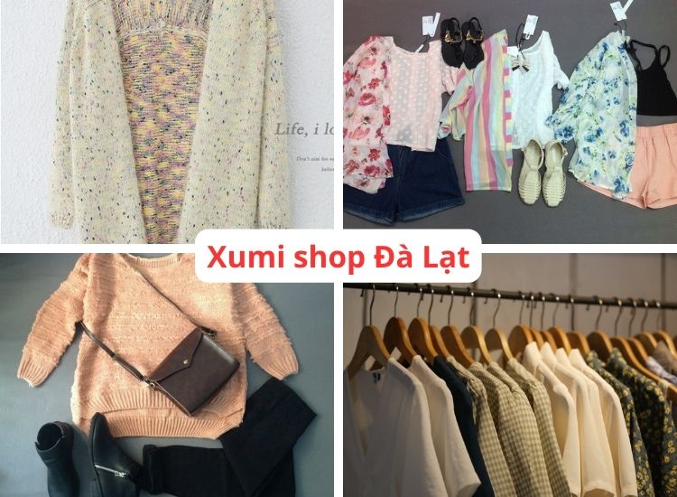 Shop quần áo cũng rất quen thuộc với phái nữ Đà Lạt