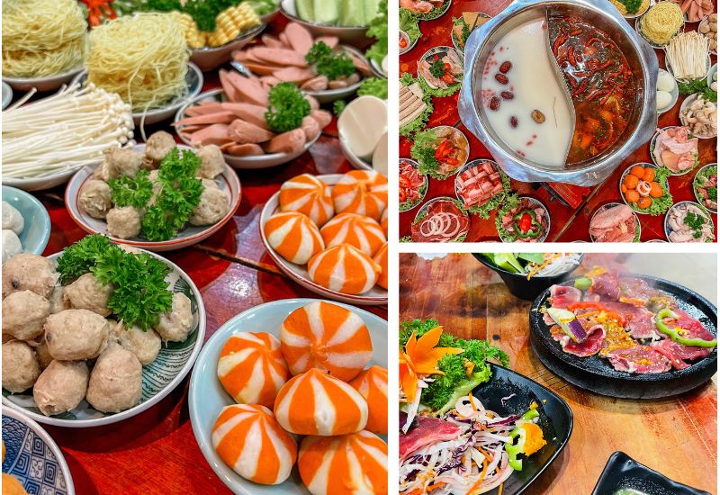 Đồ ăn được chế biến thơm ngon, đậm vị