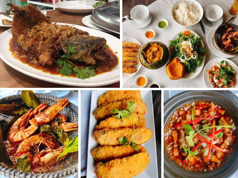 Menu đặc sắc, đa dạng các món ăn